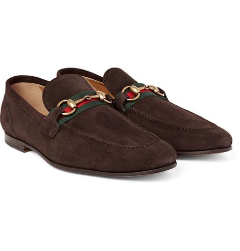 gucci loafers brown suede|Gucci brown velvet loafers.